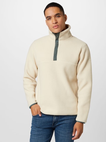 CRAGHOPPERS Sports sweatshirt 'Sulivan' in Beige: front