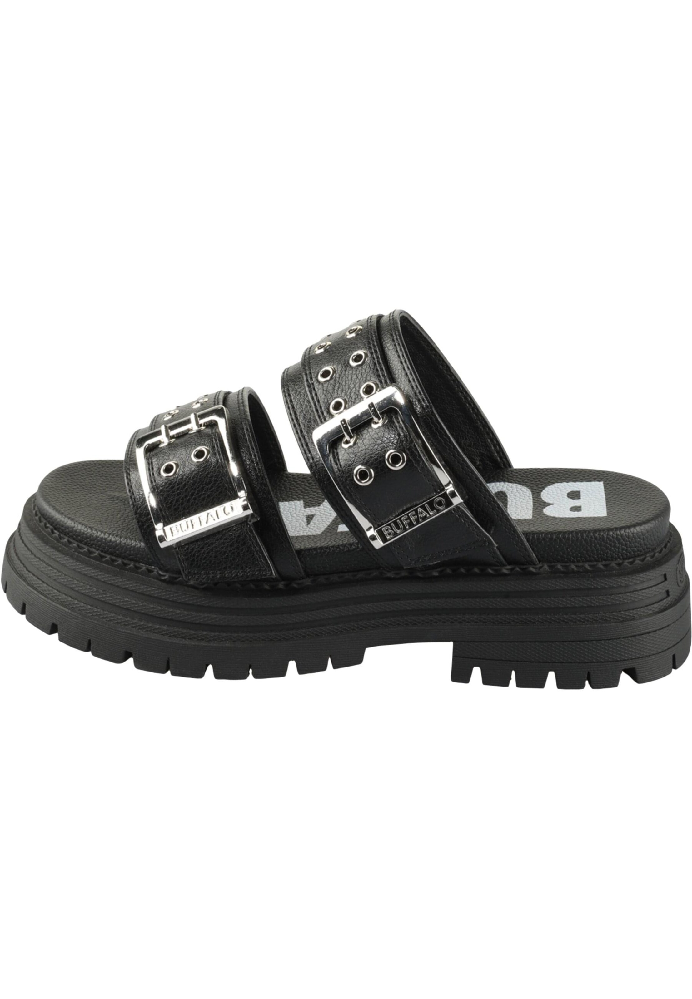 Saboți 'LENNOX' de la BUFFALO pe negru