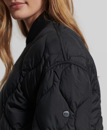 Manteau mi-saison Superdry en noir