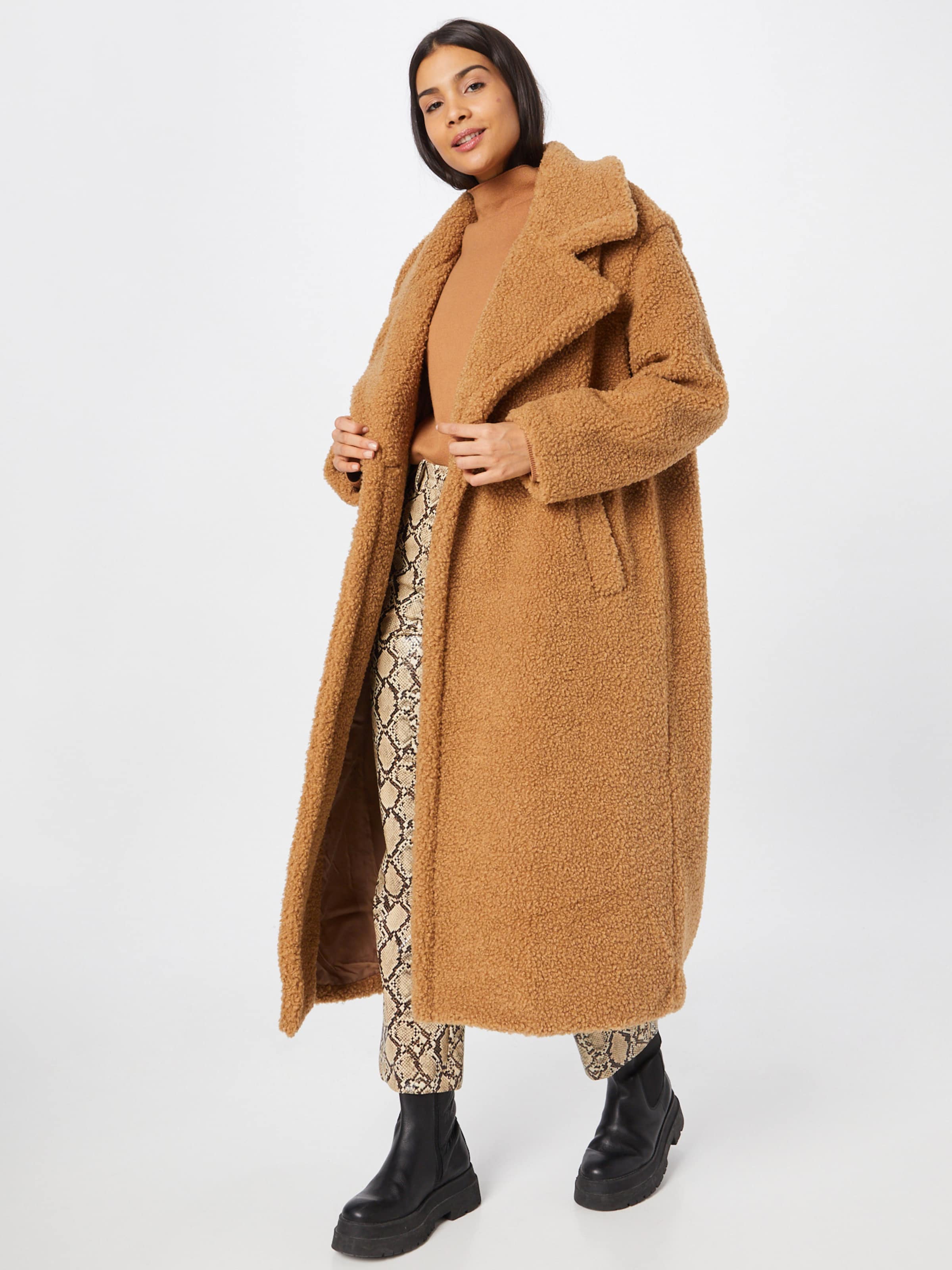 river island borg coat