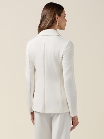 Blazer di oltre in bianco