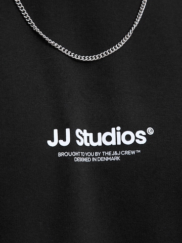 Felpa 'JJESOHO' di Jack & Jones Plus in nero