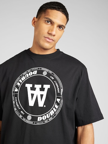 WOOD WOOD - Camiseta 'Tirewall' en negro