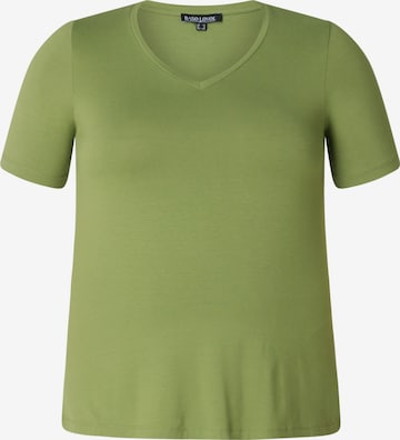 BASE LEVEL CURVY T-Shirt in Grün: Vorderseite