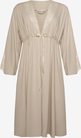 Lisca Morgenmantel 'Destiny' in Beige: Vorderseite