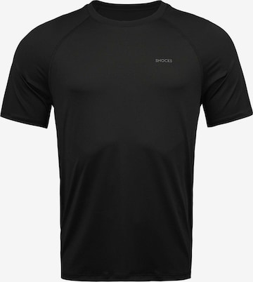 SNOCKS Sportsweatshirt in Zwart: voorkant