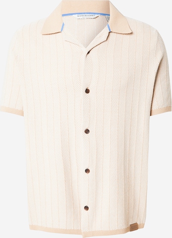 SCOTCH & SODA Kampsun, värv pruun: eest vaates