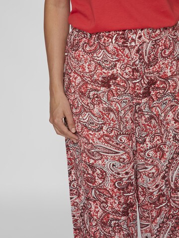 Regular Pantalon VILA en rouge