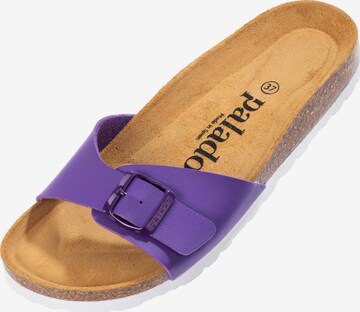 Palado Mules 'Malta' in Purple: front