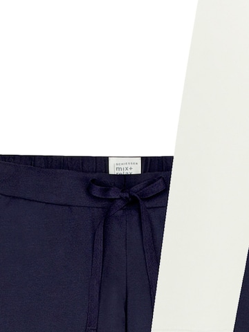 SCHIESSER Pajama 'Mix & Relax' in Blue