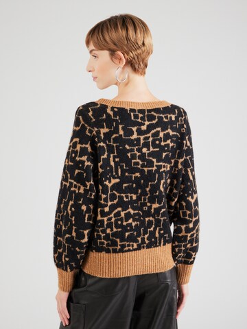 VILA Sweater 'VIALVA' in Brown