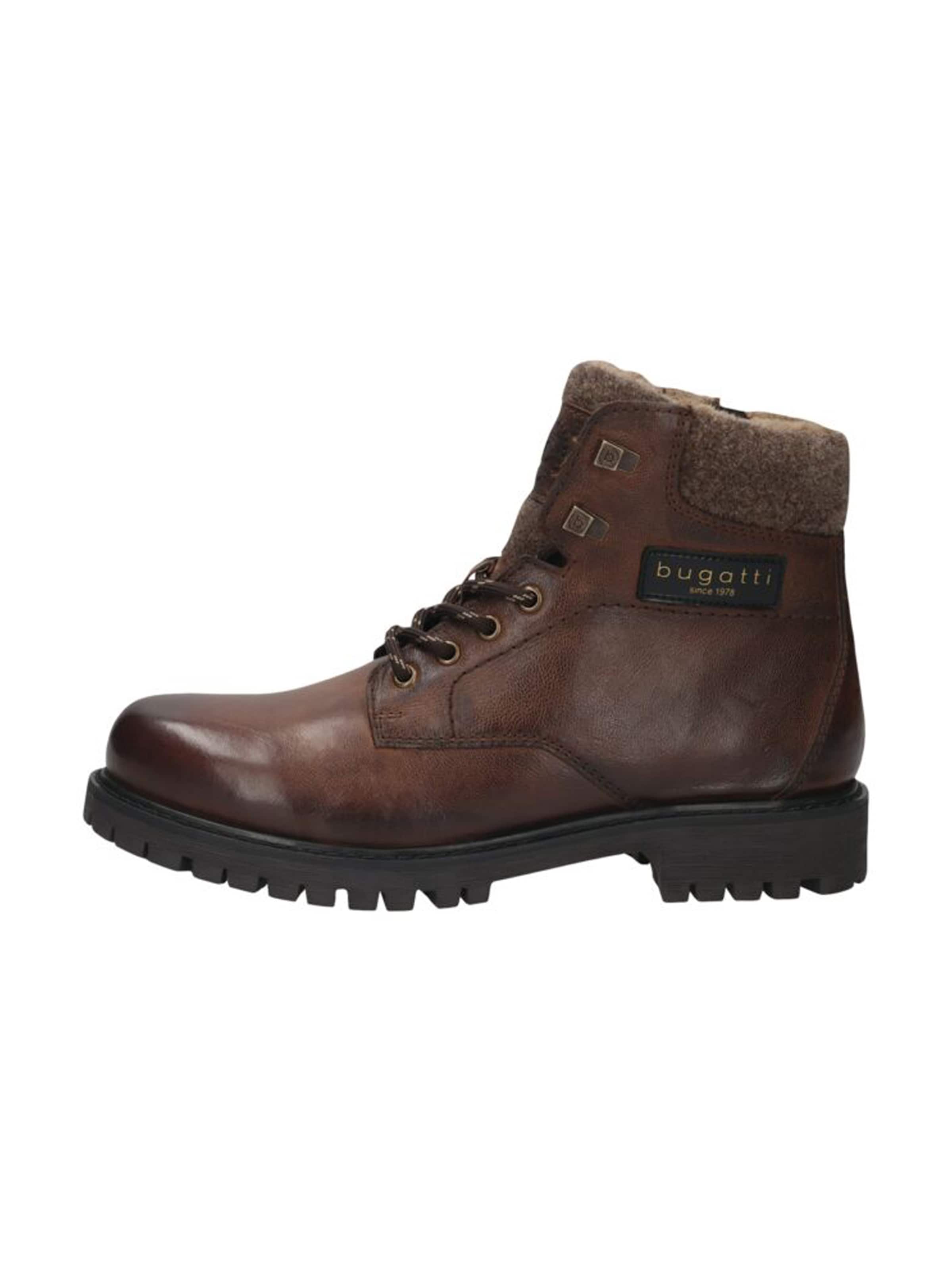 bugatti Lace-Up Boots in Brown
