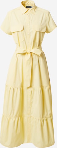 Polo Ralph LaurenKošulja haljina - žuta boja: prednji dio