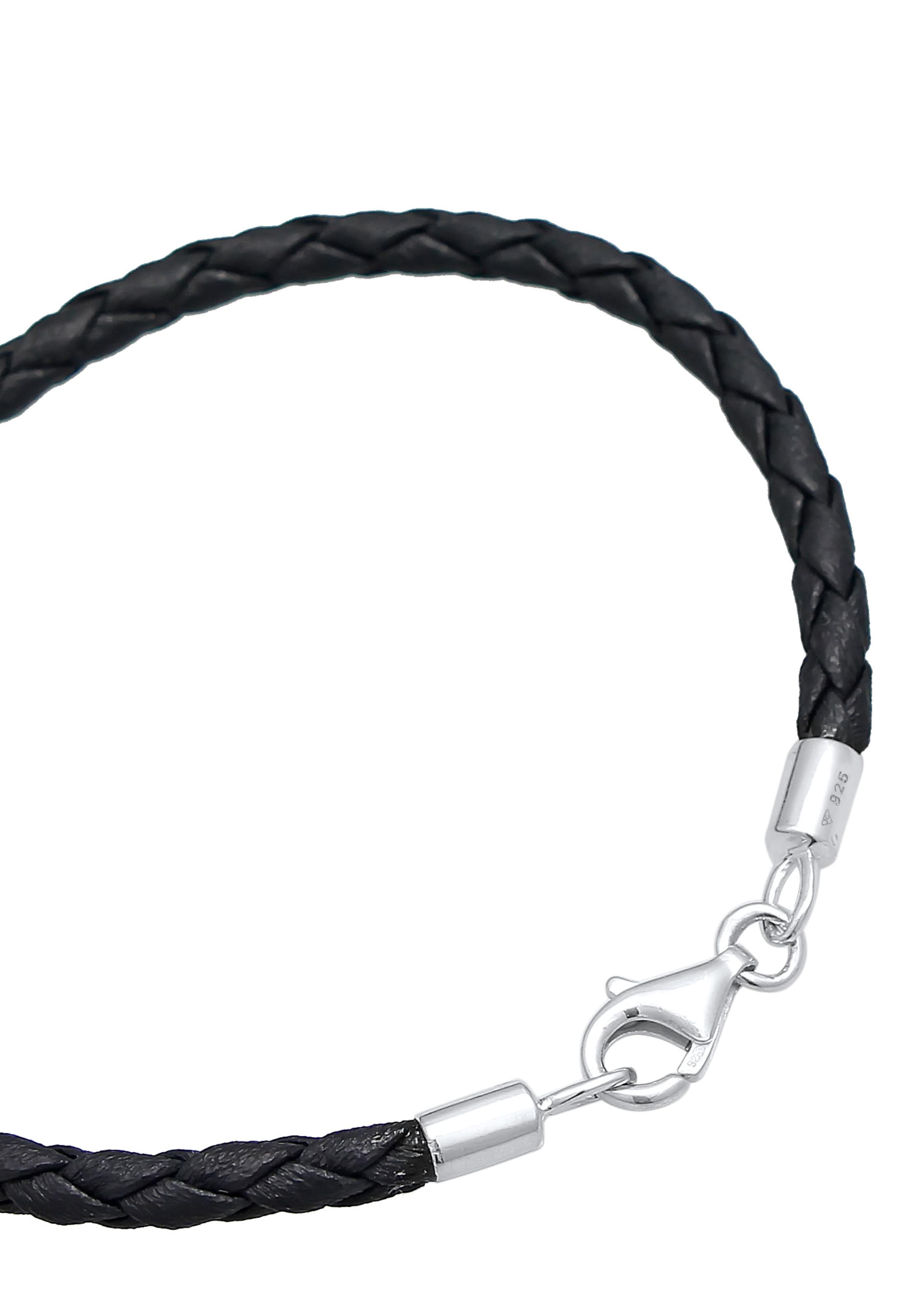 Nenalina Βραχιόλι 'Geflochten' σε μαύρο
