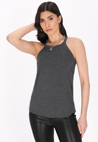 Haut 'Fashion Look' faina en gris : devant