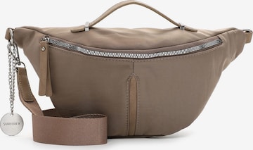 Suri Frey Schoudertas ' SFY Pauly ' in Bruin: voorkant