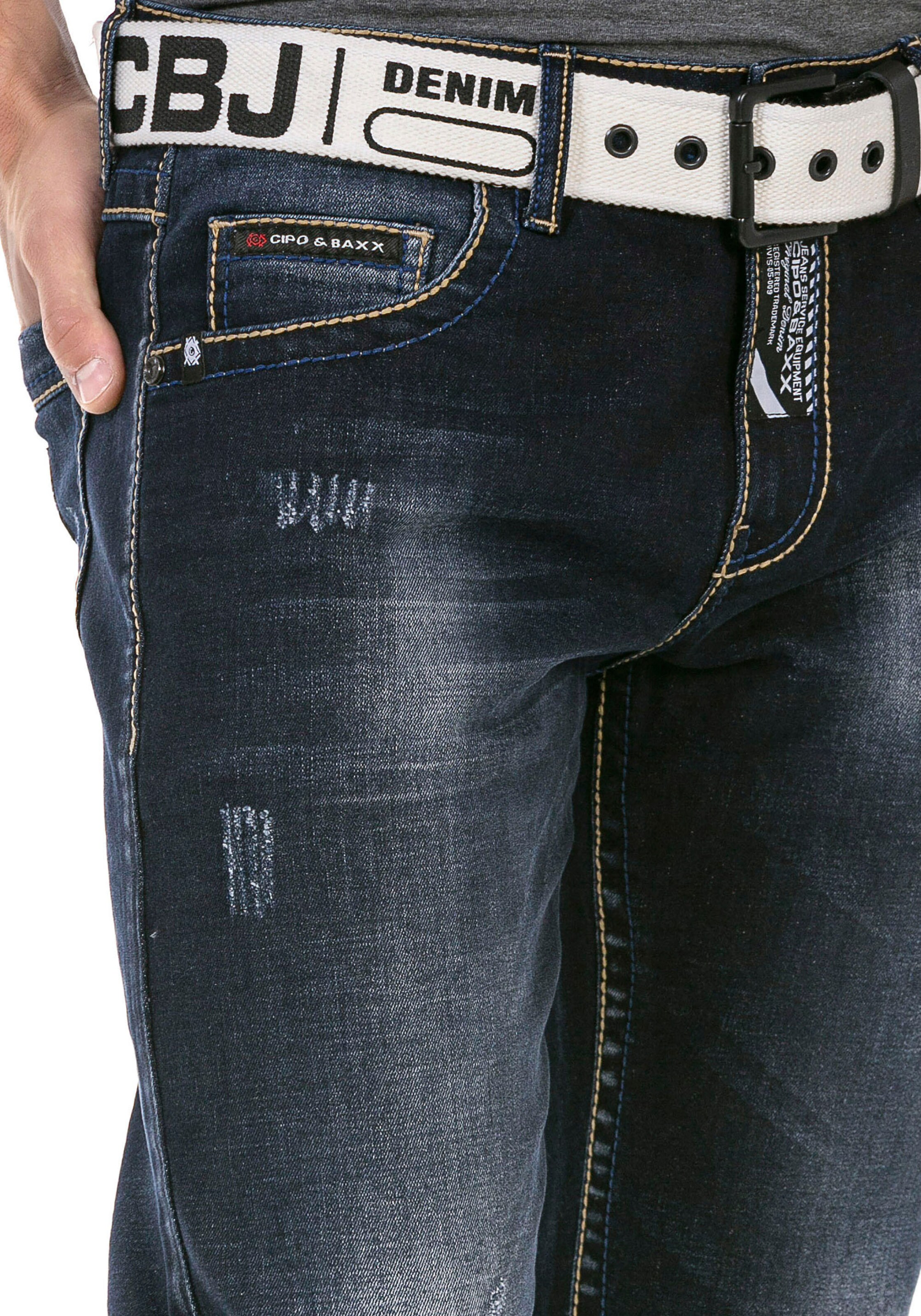 CIPO & BAXX Regular Jeans in Grey