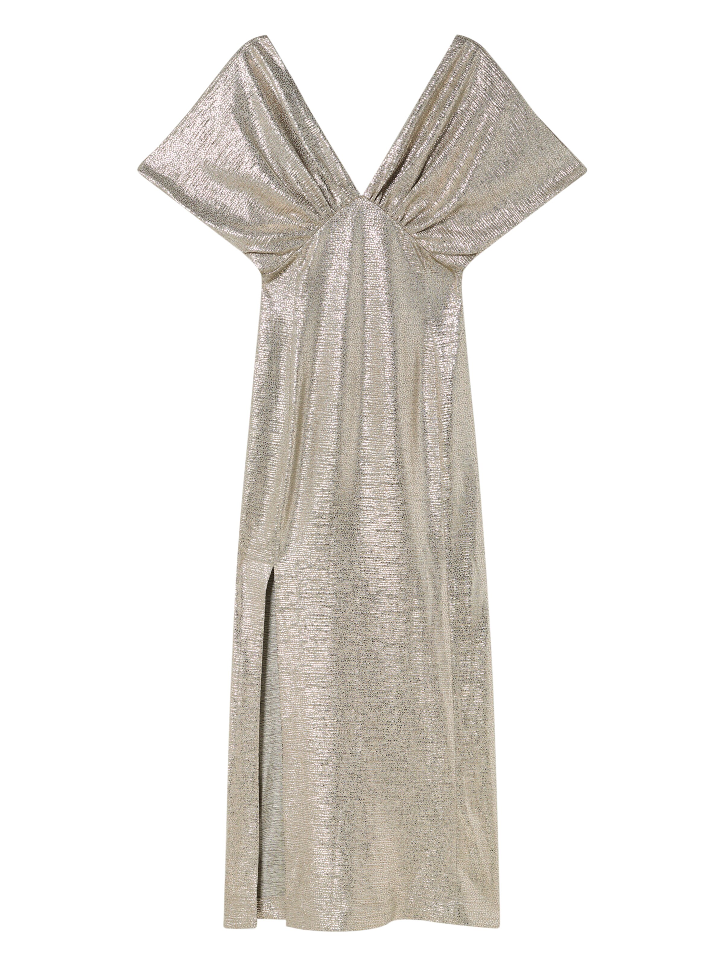 Lola Casademunt Robe de soirée en argent, Vue avec produit