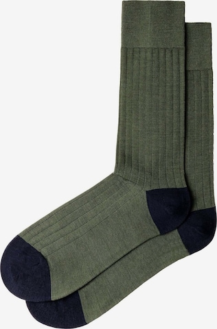 Hackett London Sokken ' MERINO SOCKS ' in Groen: voorkant