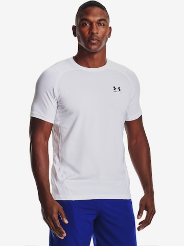 UNDER ARMOUR Performance Shirt in White: front