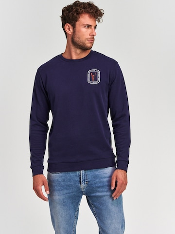 Shiwi Sweatshirt 'Lobster' in Blue: front