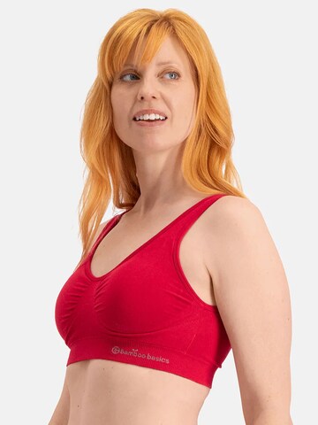Bamboo basics Bustier BH 'Fleur' in Rood