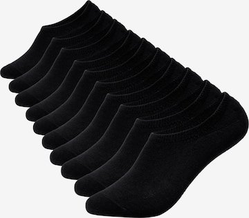 Occulto Ankle Socks 'Solana' in Black: front