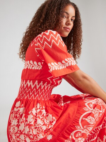 Derhy Dress 'POINTILLE' in Orange