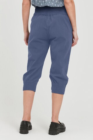 Fransa Tapered Stoffhose 'FXSUSANN 2' in Blau