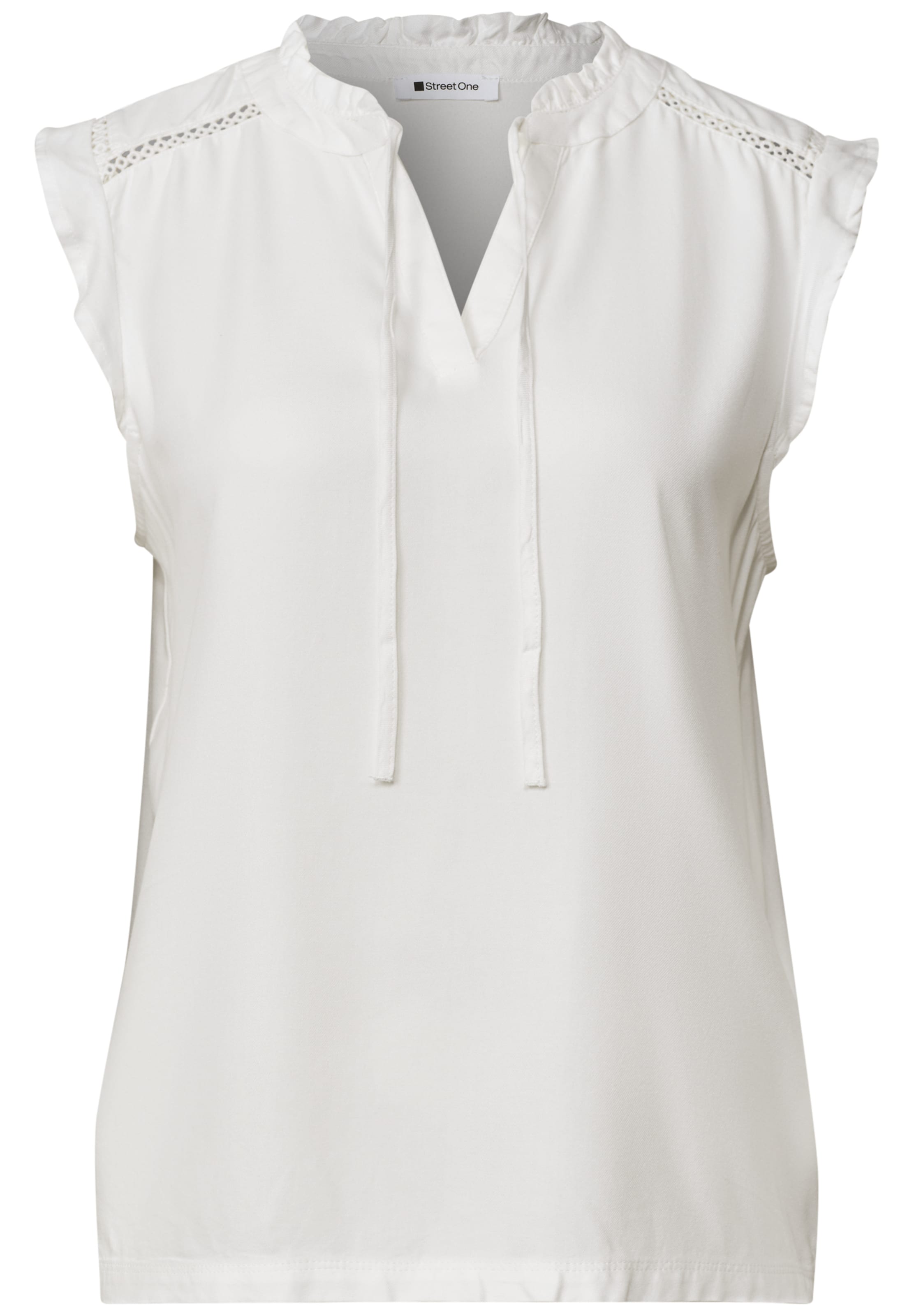 STREET ONE Top in White: front