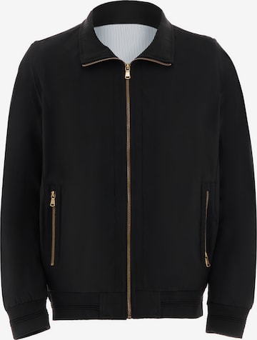 baradello Between-Season Jacket in Black: front