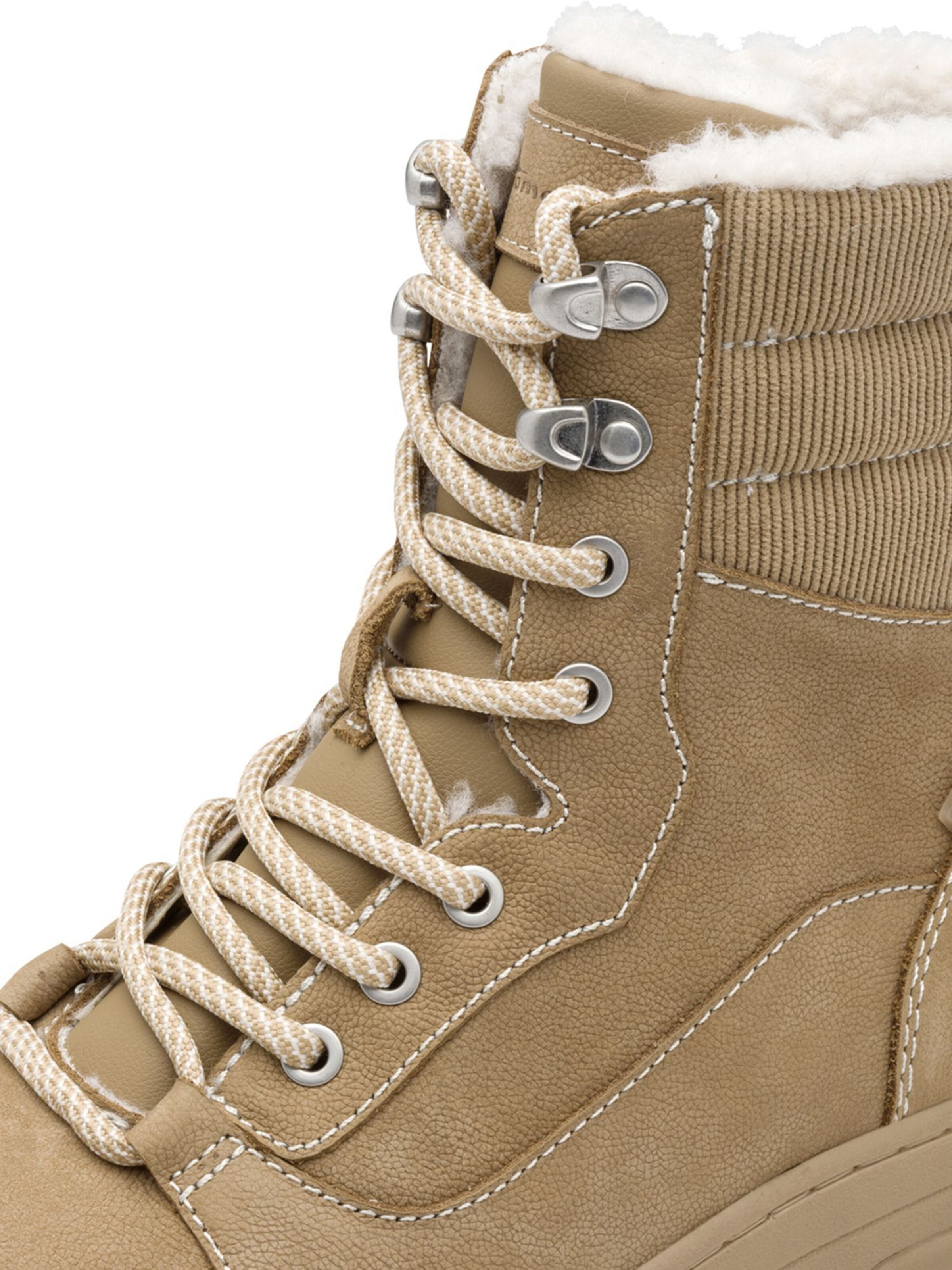 Tamaris Lace-up bootie in Brown