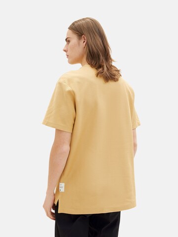T-Shirt TOM TAILOR DENIM en jaune