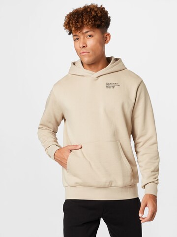 4F Sportsweatshirt i beige: forside