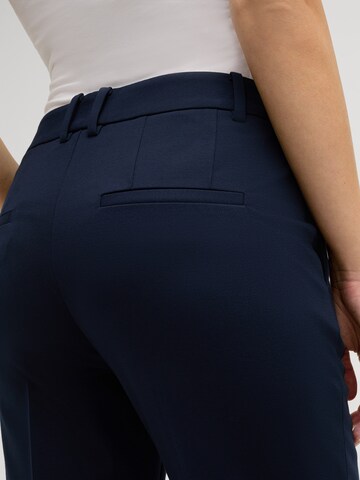 JOOP! Slim fit Trousers with creases in Blue