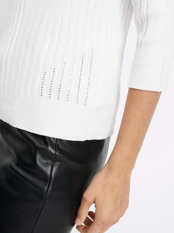 heine Пуловер в бяло