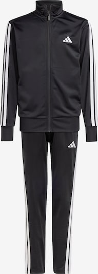 164 dydžio Treniruočių kostiumas iš ADIDAS SPORTSWEAR, spalva – juoda / balta, Prekių apžvalga
