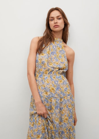 MANGO Summer Dress 'Purple' in Blue