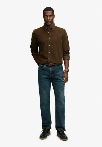 Regular fit Camicia 'CLASSIC' di Superdry & Co in marrone