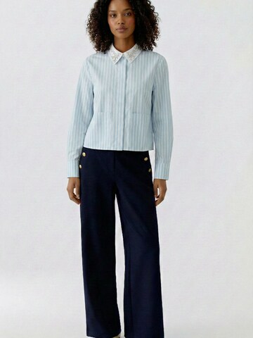 OUI Bluse in Blau: Vorderseite