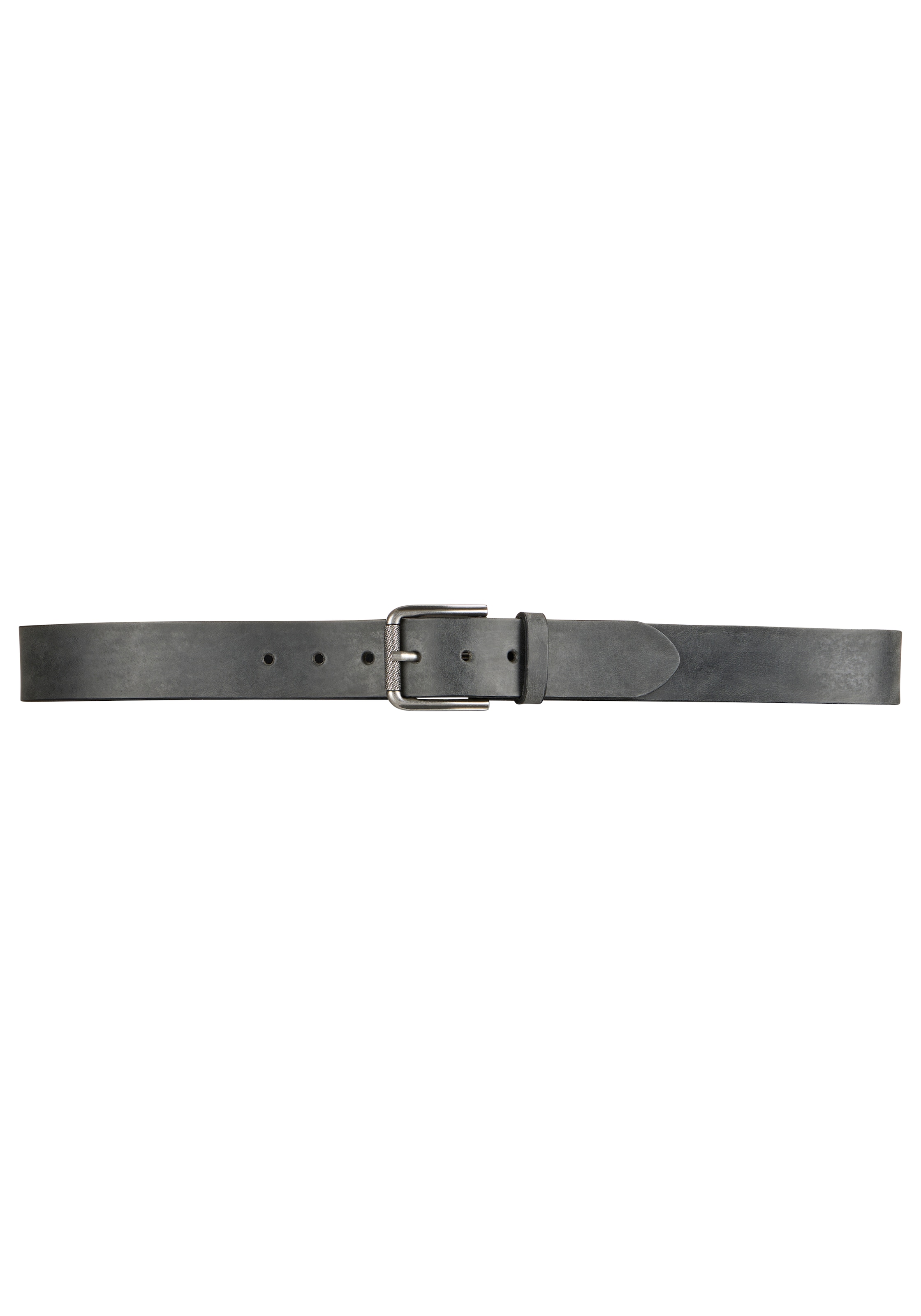 Man's World Belt in Grey: front