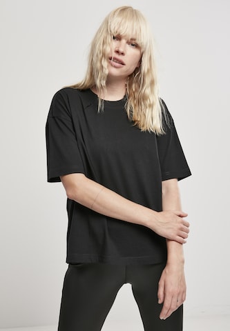 Urban Classics Oversized shirt in Zwart: voorkant