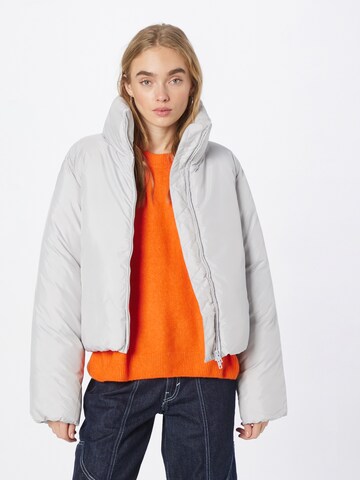 WEEKDAY Jacke 'Dino' in Grau: Vorderseite
