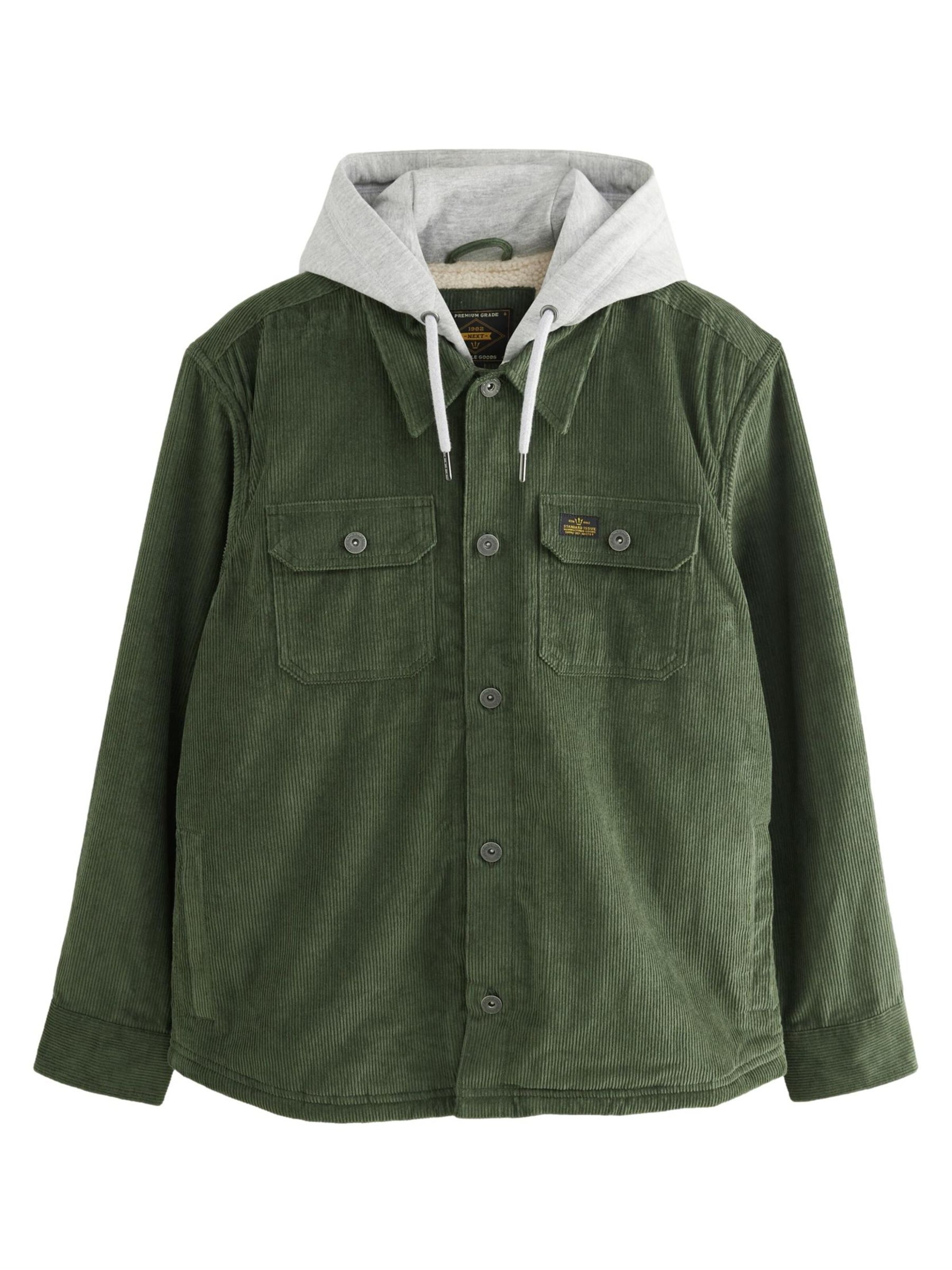 Geacă de primăvară-toamnă de la Next pe verde: față