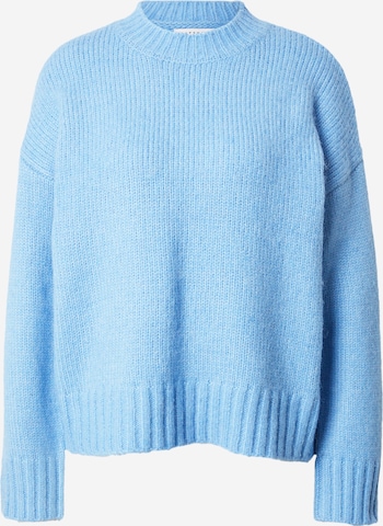 TOPSHOP Пуловер в синьо: отпред