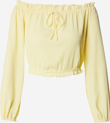 JDY Blouse 'JDYHANNA' in Yellow: front