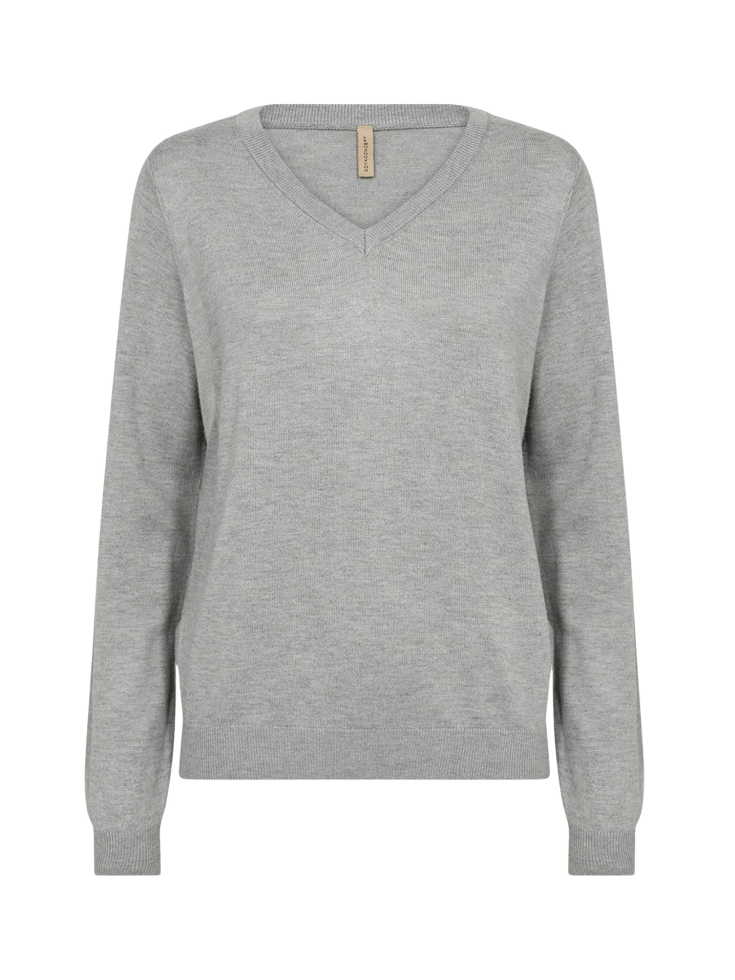 Soyaconcept Svetr 'Fetima' – šedá: přední strana