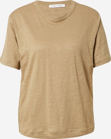 Samsøe Samsøe - Camiseta 'DORETTA' en marrón: frente
