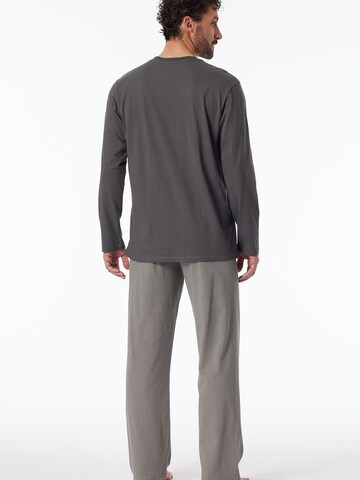 SCHIESSER Pyjama lang ' Comfort Essentials ' in Grijs