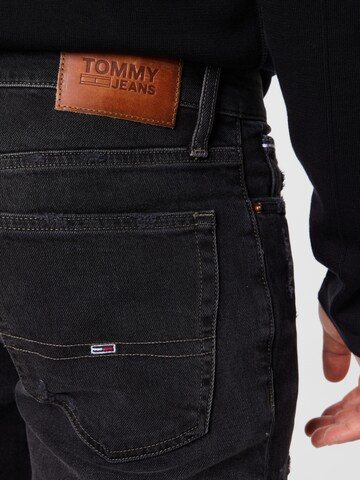 Tommy Jeans Slimfit Jeans 'Scanton' in Zwart